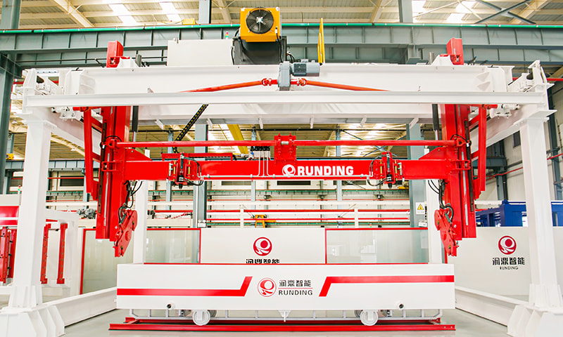 Schimmel kantelende kraan en hoister